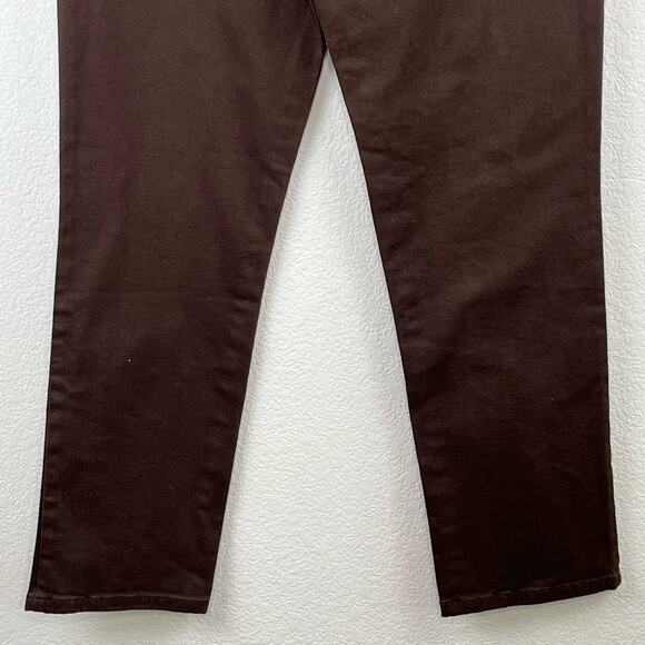 Gloria Vanderbilt Amanda Classic Coffee Roast Brown Slimming Stretch Jean 8 NWT - Picture 13 of 16